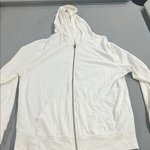 Old Navy Light Gray Zip-Up Hoodie